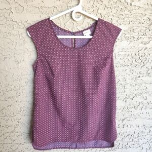 Merona Print Top Size Small Sleeveless